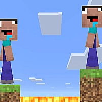 Monster School Parkour Challenge Game Cover