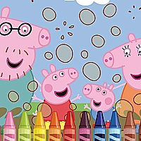 Peppa Pig Coloring Game Cover