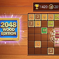2048 Wooden Edition Game Cover