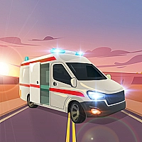 Ambulance Traffic Drive Game Cover