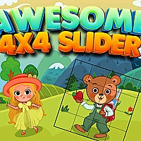 Awesome 4x4 Slider Game Cover
