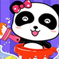 Baby Panda Color Mixing Studio Game Cover
