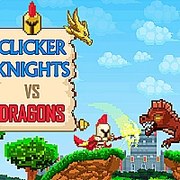 Clicker Knights Vs dragons Game Cover