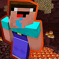 Noob Parkour : Nether Game Cover