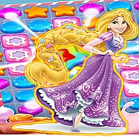 Princess Rapunzel Puzzles & Match3s Online Game Cover