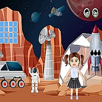 Space Girl Escape 2 Game Cover