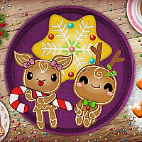 Christmas Gingerbread - Color Me Game Cover