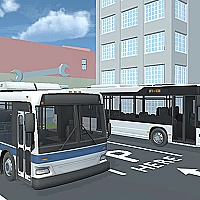 City Bus Parking Challenge Simulator 3D Game Cover