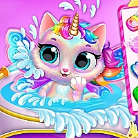 My Unicorn Cat Princess Caring Game Cover