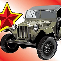 Soviet Cars Jigsaw Game Cover