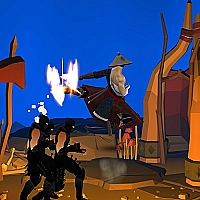 Warrior Fighters Samurai Sim Game Cover