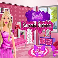 Barbie decorate bedroom Game Cover