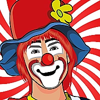 Funny Clowns Jigsaw Game Cover