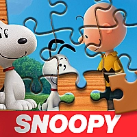 Snoopy Jigsaw Puzzle Game Cover
