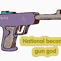 National become gun god Game Cover