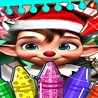 Christmas Elves Coloring Game Cover