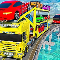 Crazy Mega Car Transport Truck Game Cover
