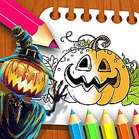 Hallowen Coloring Book Game Cover