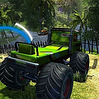 Realistic Monster Truck Offroad Simulator Game Cover