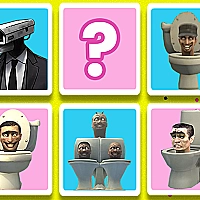 Skibidi Toilet Match Up 2 Game Cover