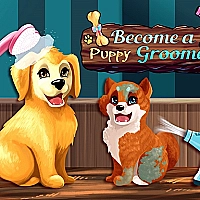 Become a Puppy Groomer Game Cover