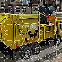 Garbage 3D Trucks Game Cover