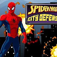 Spiderman City Defense Game Cover