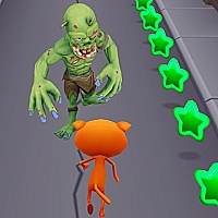Angry Cat Run - Zombies Alley Game Cover