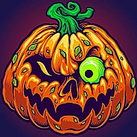 Halloween Monsters Memory Game Cover