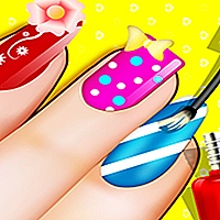 Halloween Nails Saloon Color Game Cover