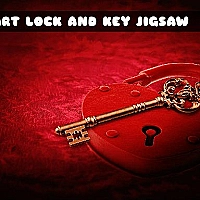 HEART LOCK AND KEY JIGSAW Game Cover