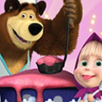 Masha And Bear Cooking Dash Game Cover