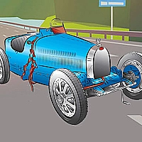 Vintage Cool Cars Memory Game Cover