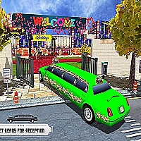 Wedding City Limo Car Driving Simulator Game Cover