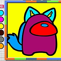 Among Us Coloring Fun Game Cover