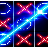 Tic Tac Toe Glow - Arabian night Game Cover